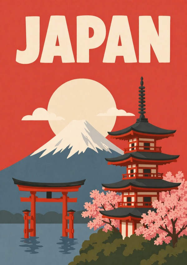 Japan photo book cover - English version