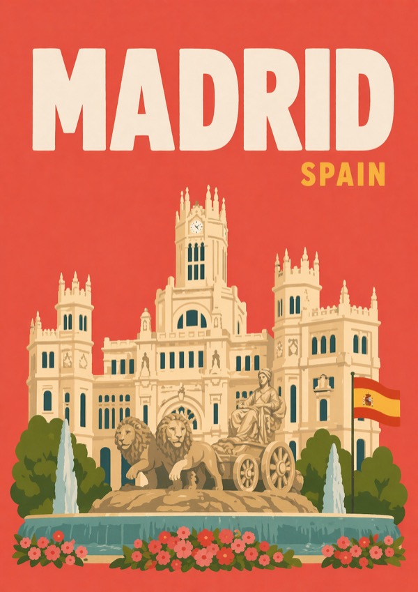 غلاف كتاب صور مدريد